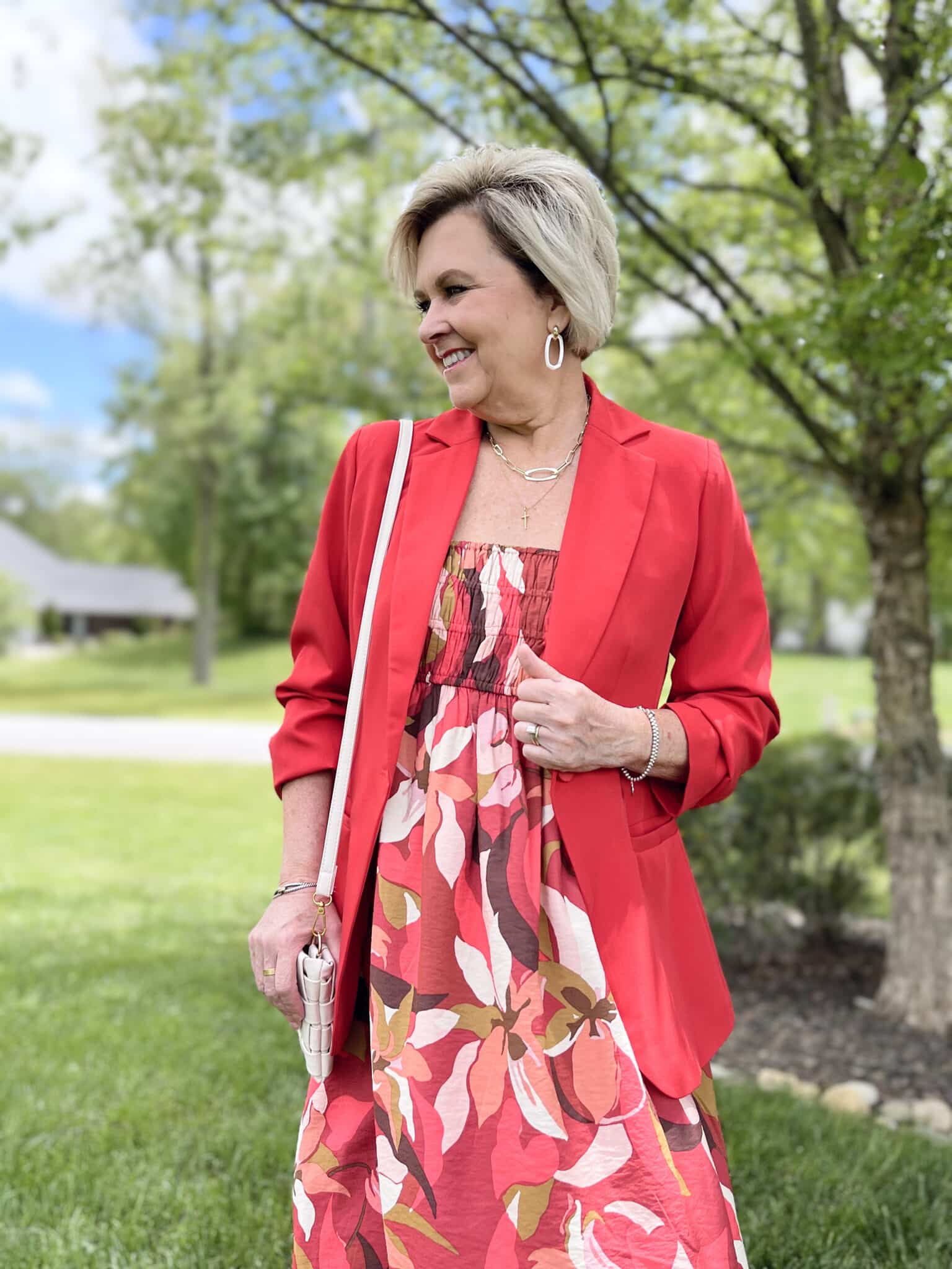 Amazon Red Blazer14 50 IS NOT OLD A Fashion And Beauty Blog For