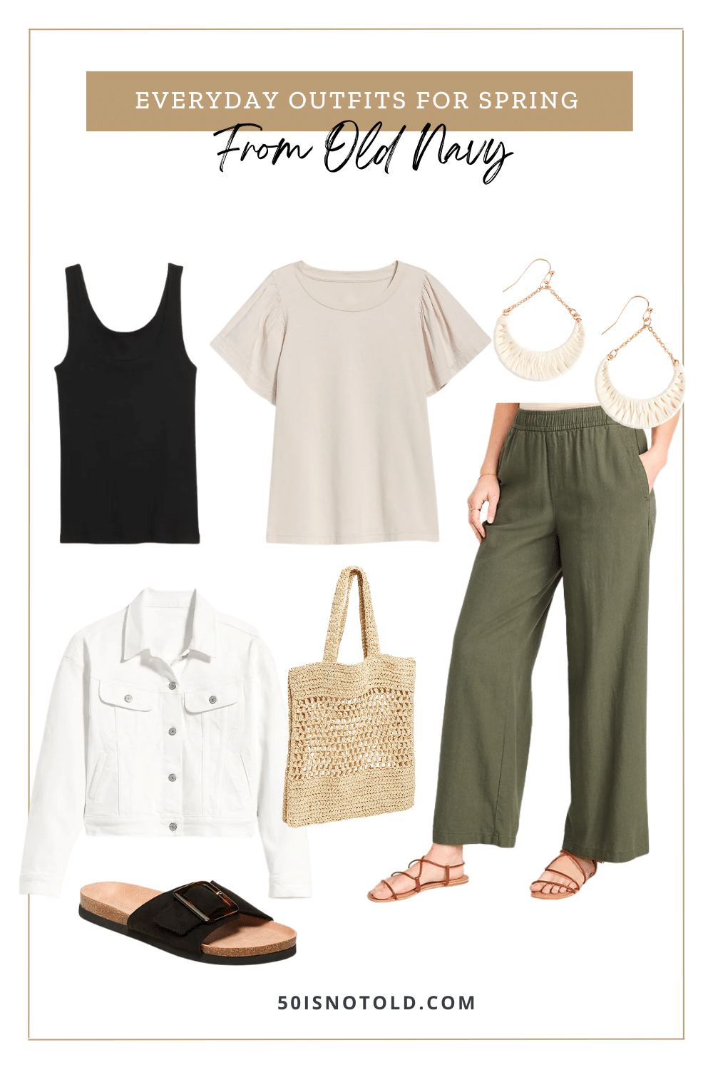 Everyday Outfit Ideas for Spring from Old Navy