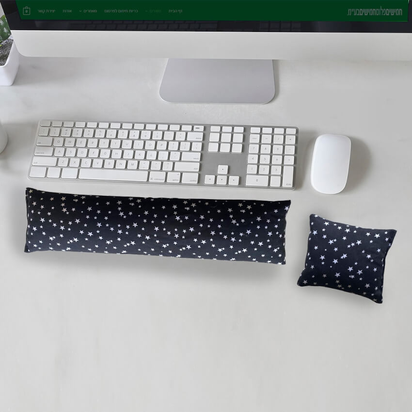 סט כריות למחשב חמישים פלוס חמישים