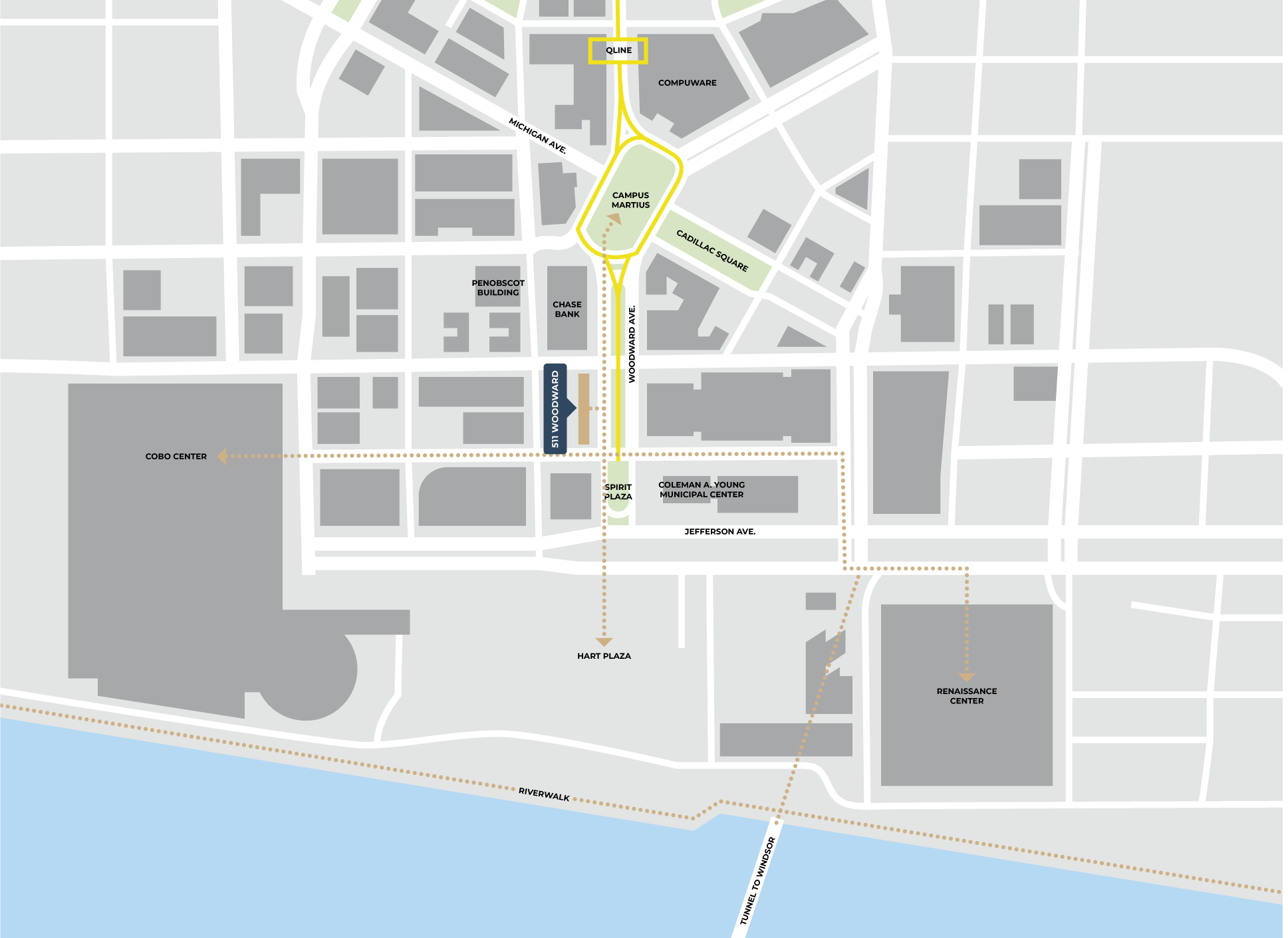 511 Woodward A hub for the city’s next generation of entrepreneurs and innovators.