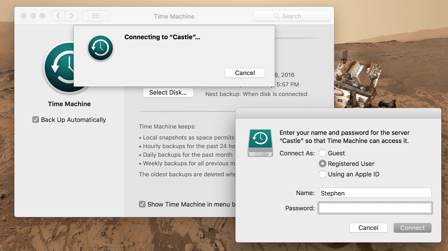 How to Set up Time Machine Server 512 Pixels