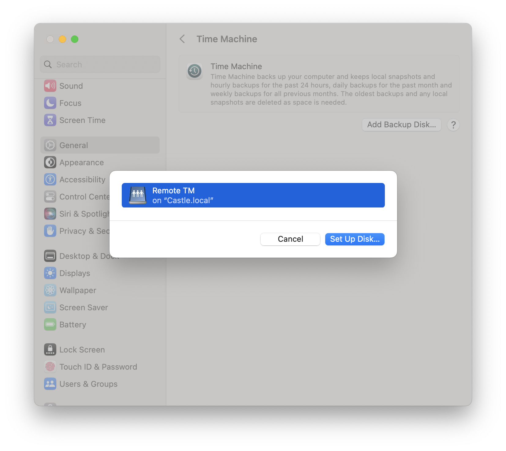 How to Set up Time Machine Server in macOS Ventura or Later 512 Pixels