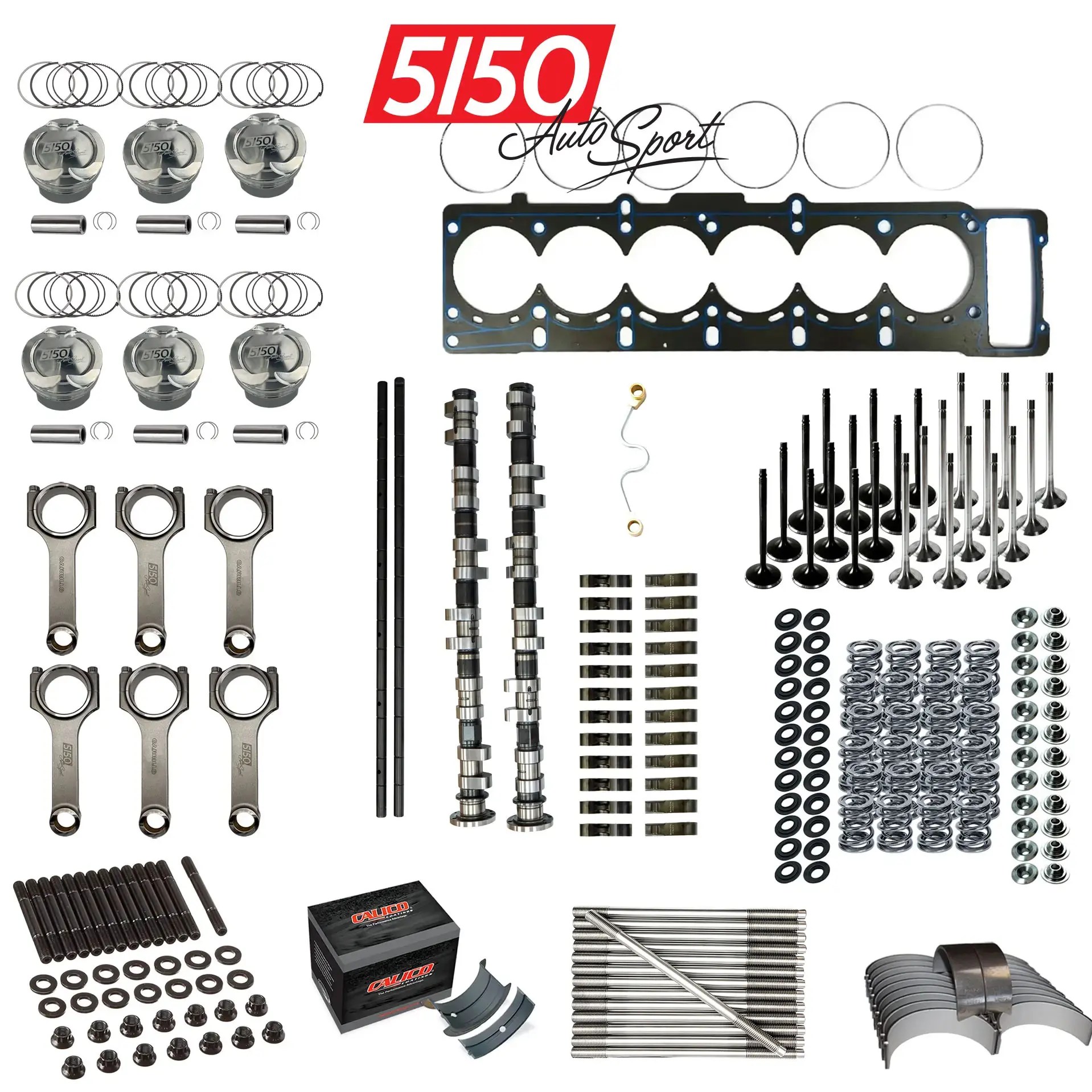 BMW S54 Complete Engine Build Kit by 5150 AutoSport