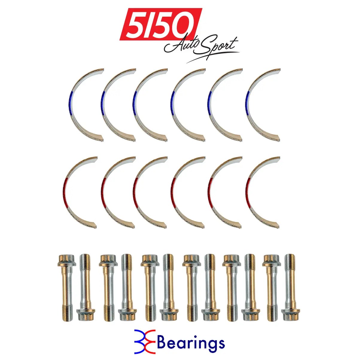 BE Bearings Rod Bearing Kit, BMW S54 – 5150 AutoSport