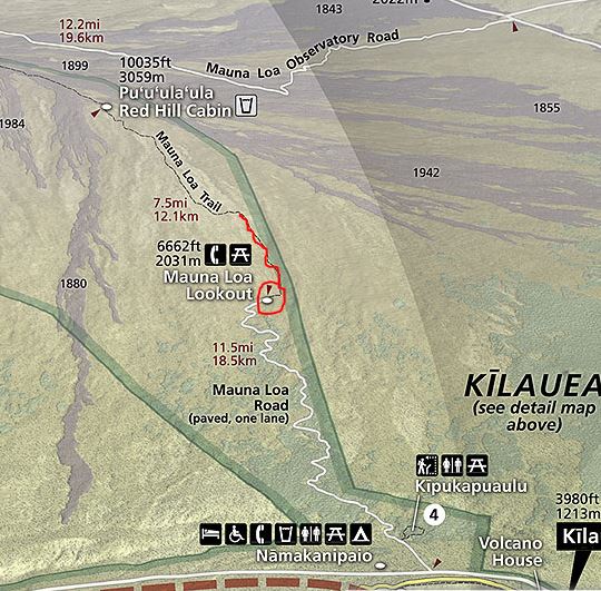 Mauna Loa Estates Hawaii Map Map of world