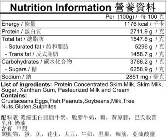 Chinese Label Designs Nutritionist Pro™