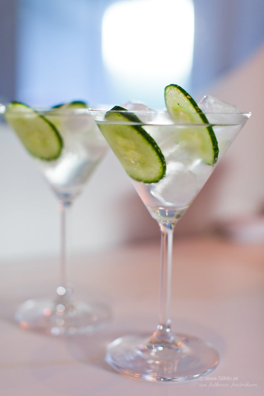 Fredagsdrinken Gin & Gurka 56kilo.se Recept, Inspiration och Hälsotips