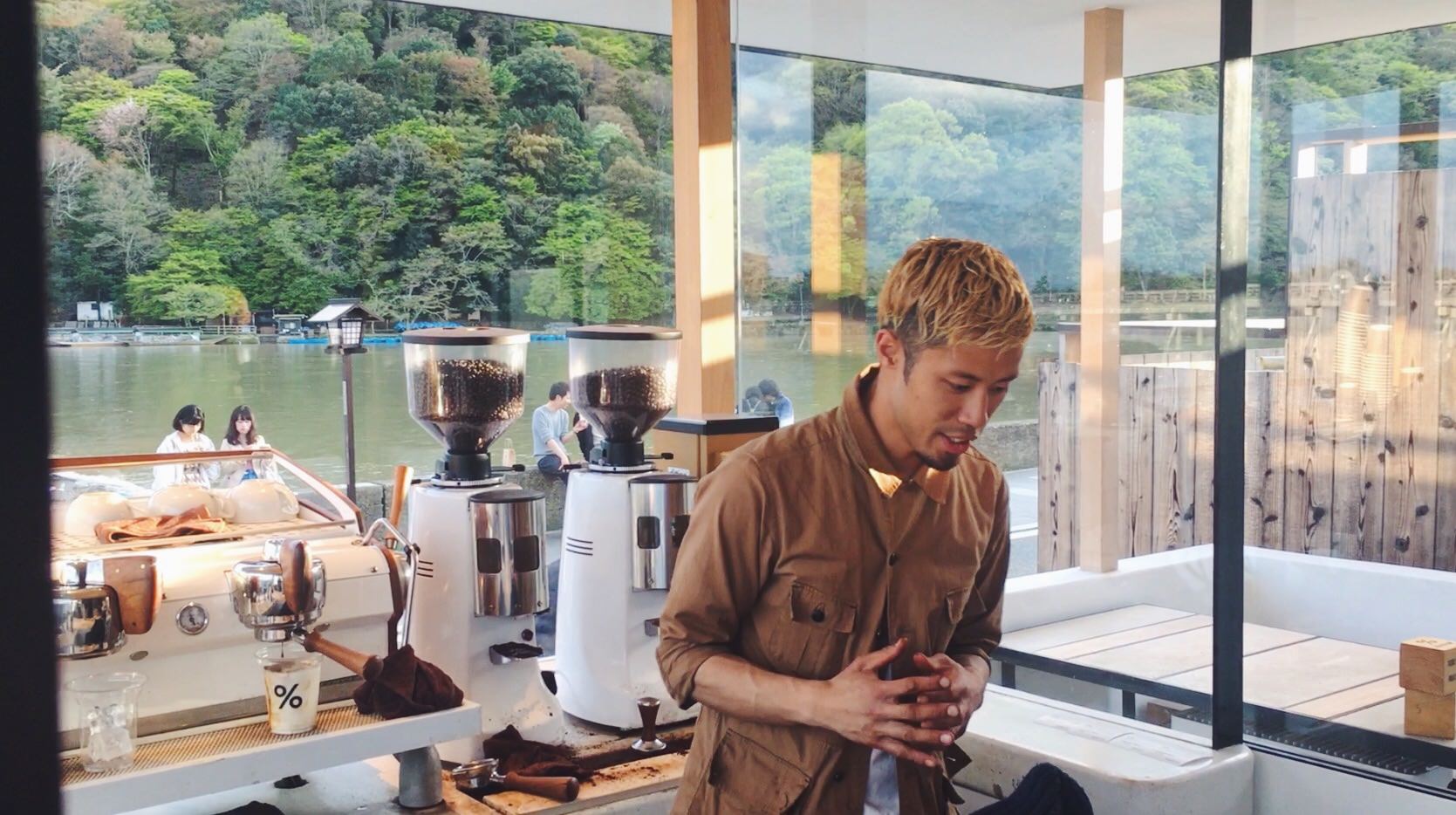 京都旅行｜渡月橋旁最愜意咖啡廳% Arabica