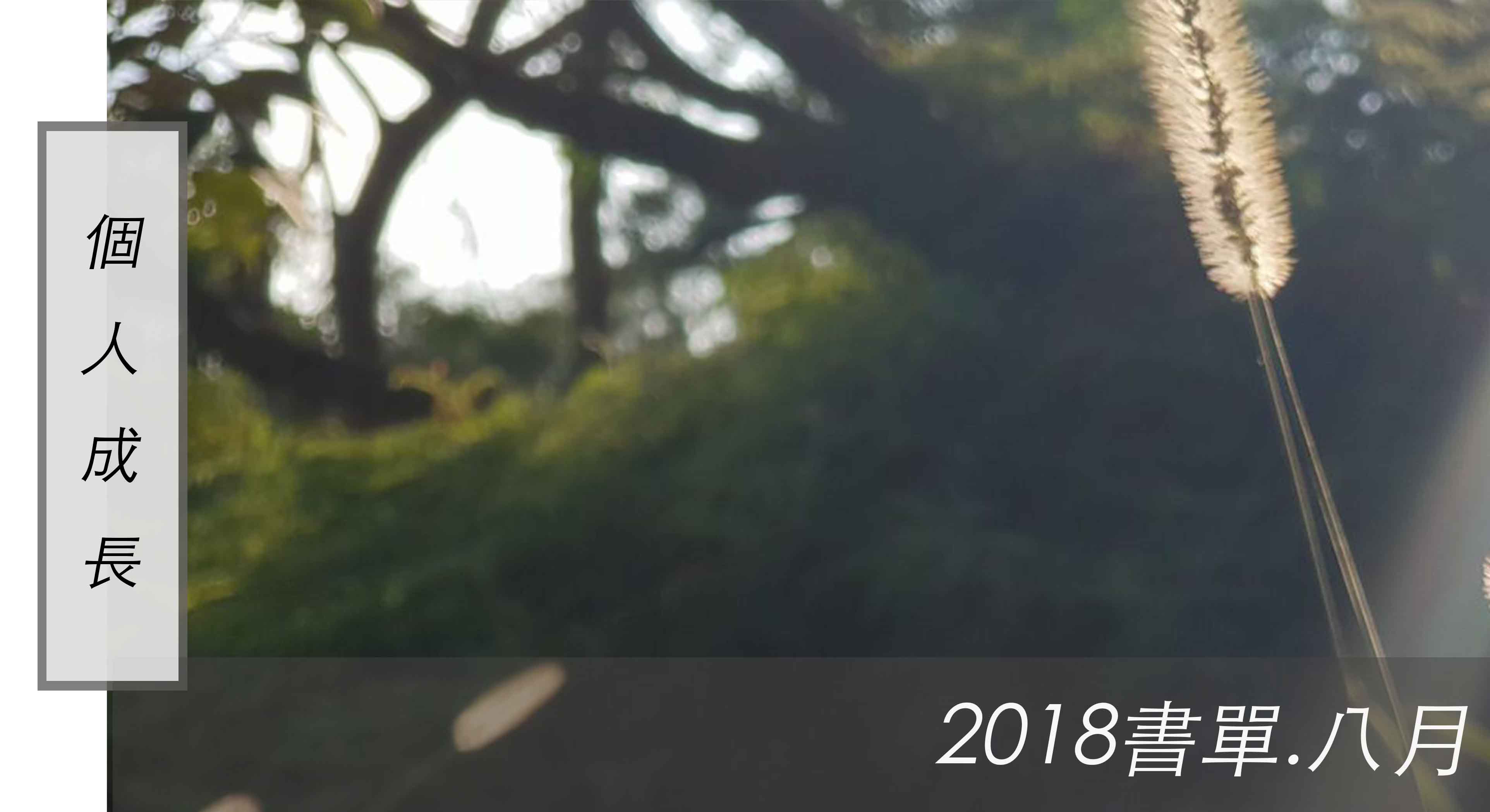 2018書單.Aug｜燦爛千陽、解憂雜貨店