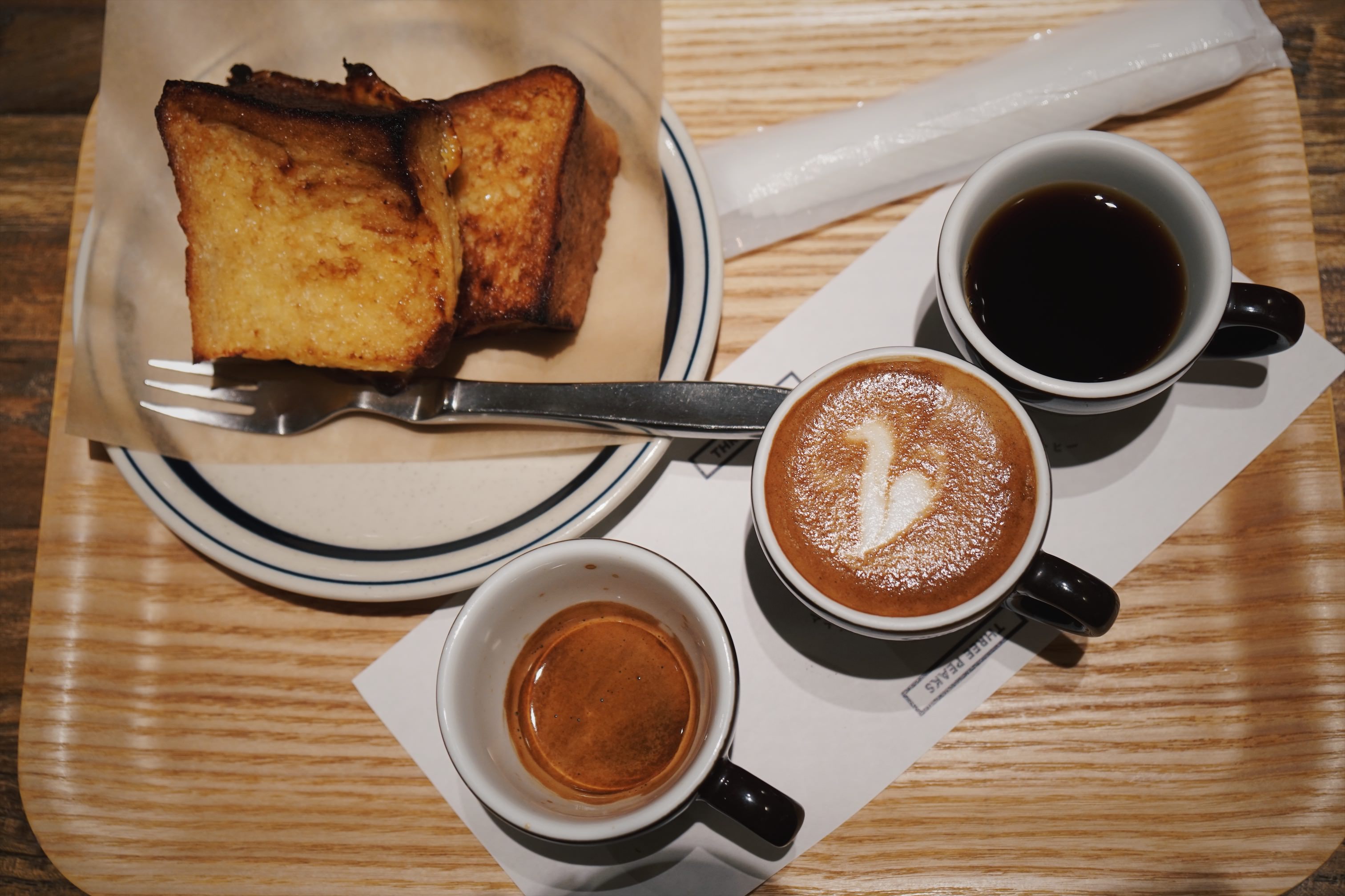 東京美食｜ 池袋咖啡廳吃早餐 ，COFFEE VALLEY蜂蜜吐司與三杯組咖啡