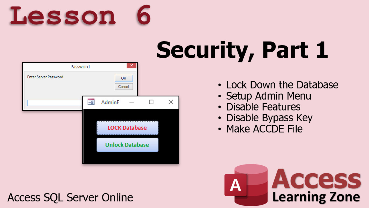 Microsoft Access SQL Server Online Computer Learning Zone