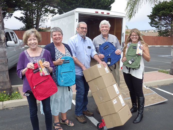 New Life Community Church Donates 400 Backpacks for Homeless Youth