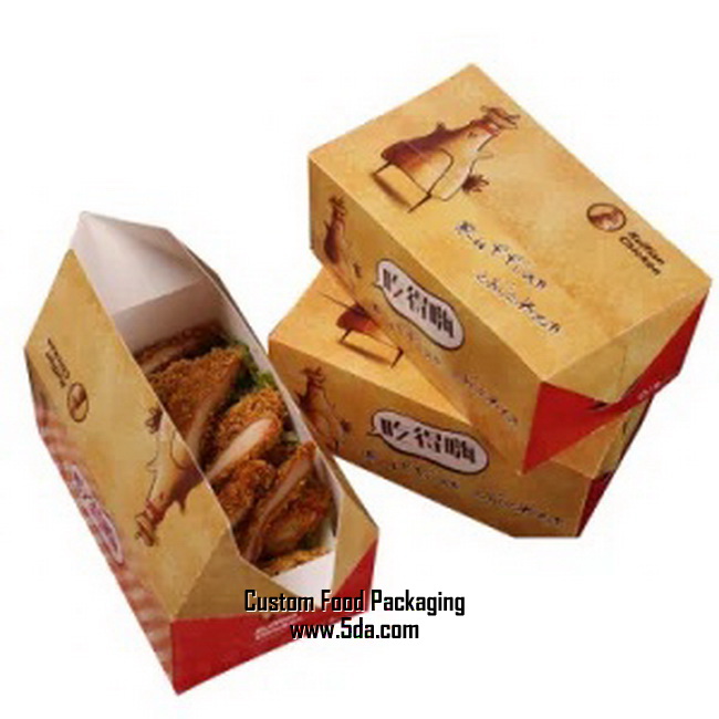 Custom Chicken Box GFBX020 Custom Food Packaging Manufacturer
