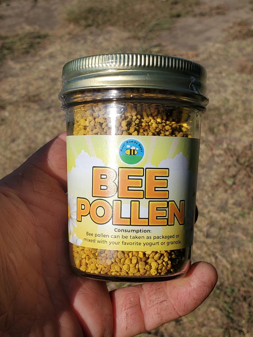 Bee Pollen from Ross Rowdy Bees 5G Farm