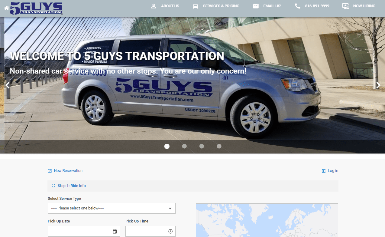 5 Guys Transportation KCI/MCI Airport Ground Transportation
