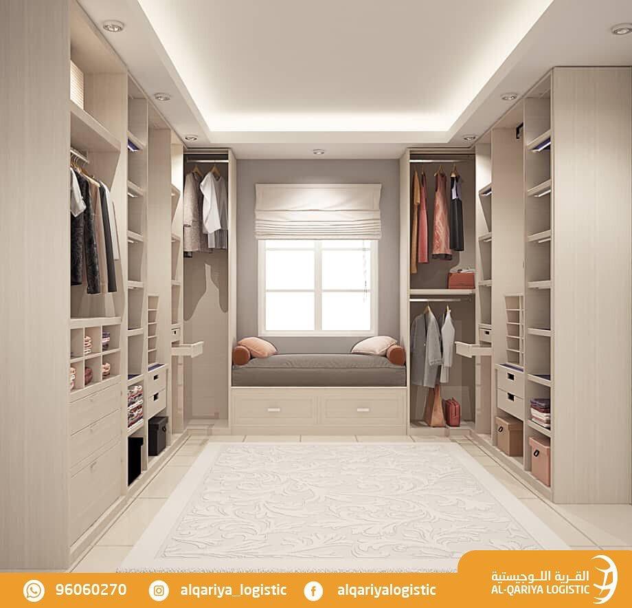 غرف ملابس فخمه , ديكورات روعة لغرف شيك قوي من تنفيذيها في بيتك حنان خجولة