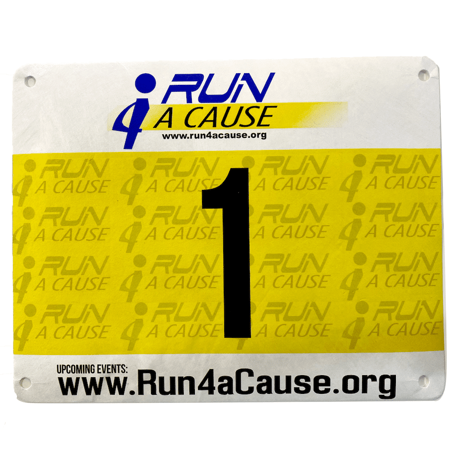 100 Generic Race Bibs 5k Race Director