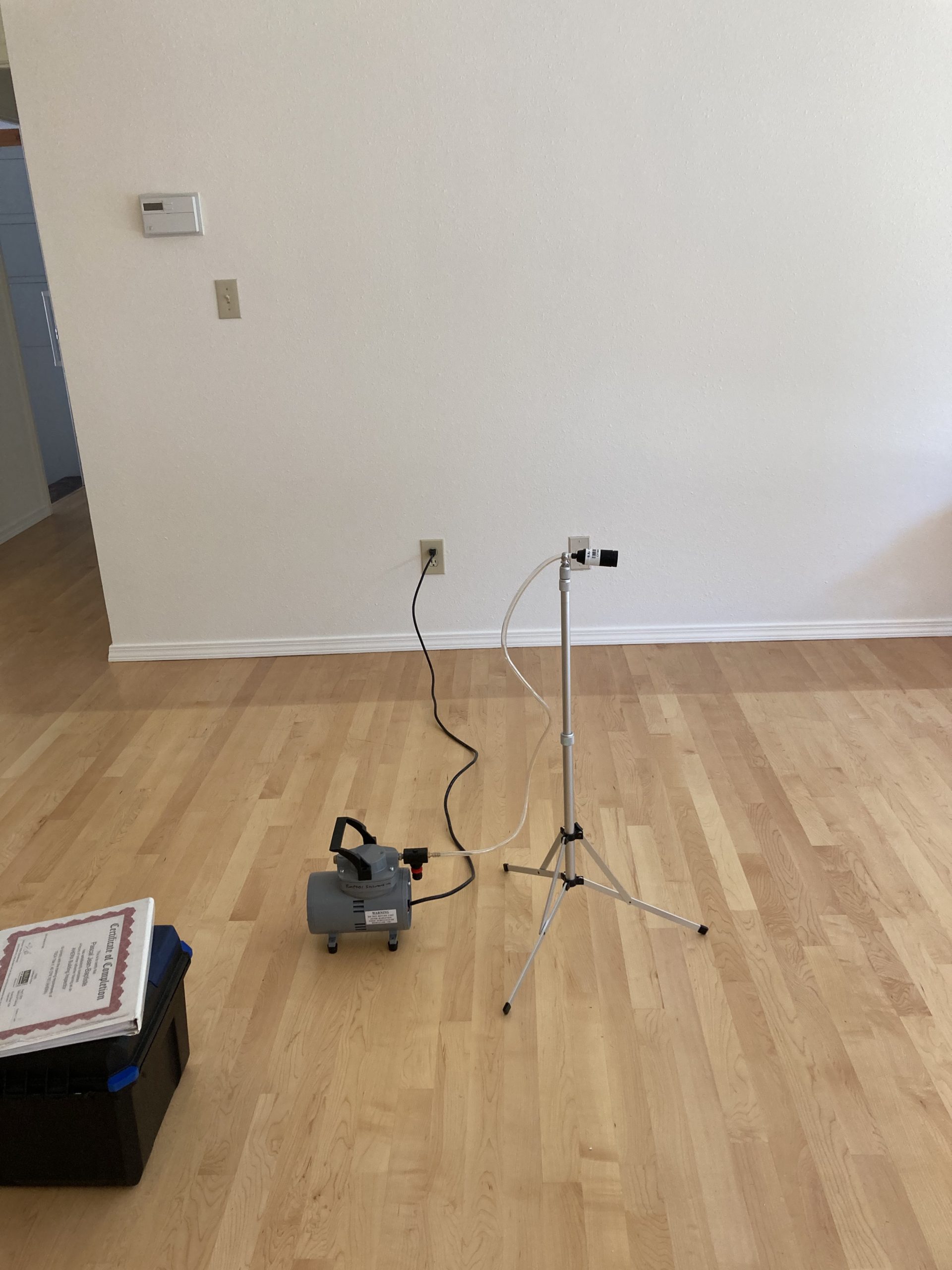 How much is a home air quality test? 5 Microns Inc