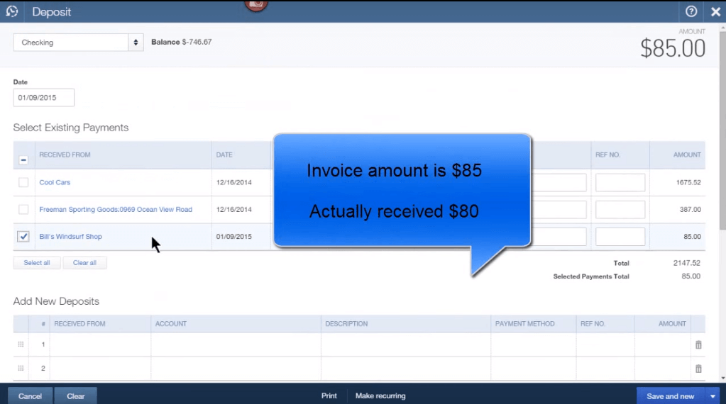 How to Enter Paypal Fees and Merchant Fees in QuickBooks Online 5