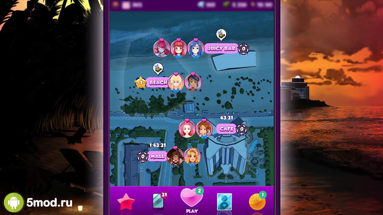 Скачать Booty Calls (18+) 1.2.98 APK Mod (Menu mod/unlimited cash