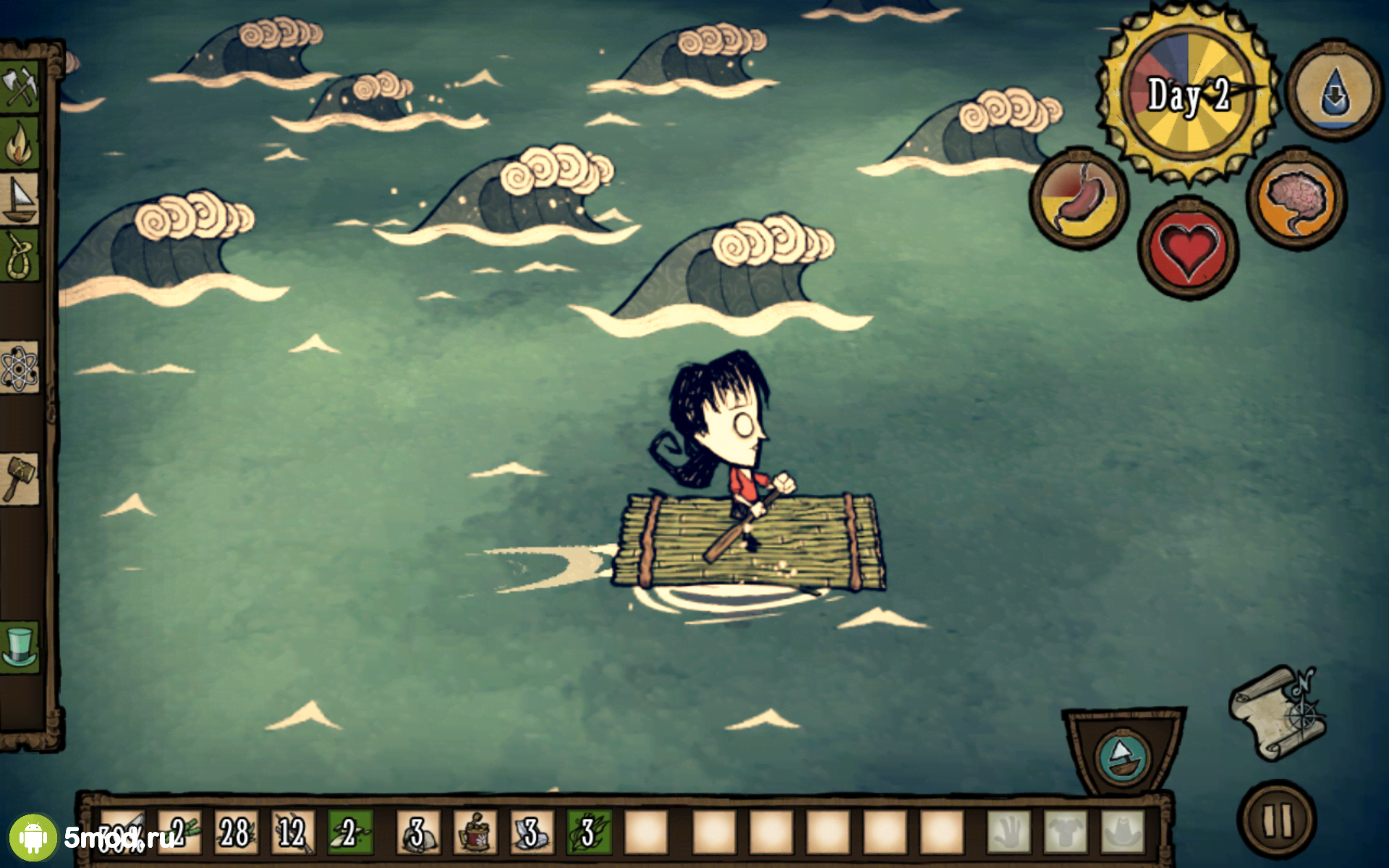 Скачать Dont Starve Shipwrecked 1.33.3 Mod (Unlocked) на андроид бесплатно