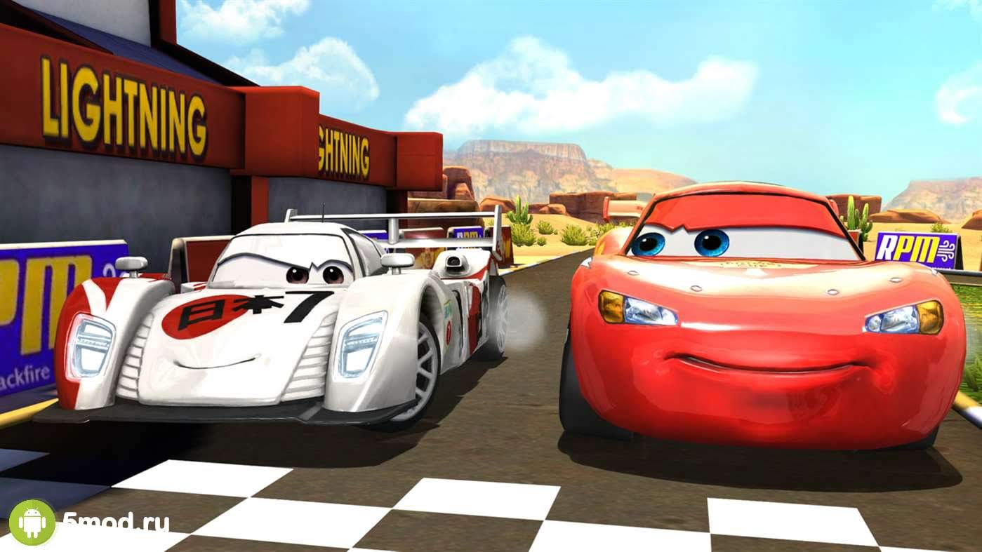 Скачать Cars Fast as Lightning 1.3.4d APK (Mod Money) на андроид бесплатно
