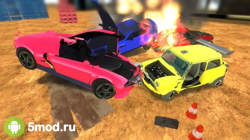 Скачать Car Crash Simulator Royale 2.81 APK Mod (Money/Unlocked/No ads