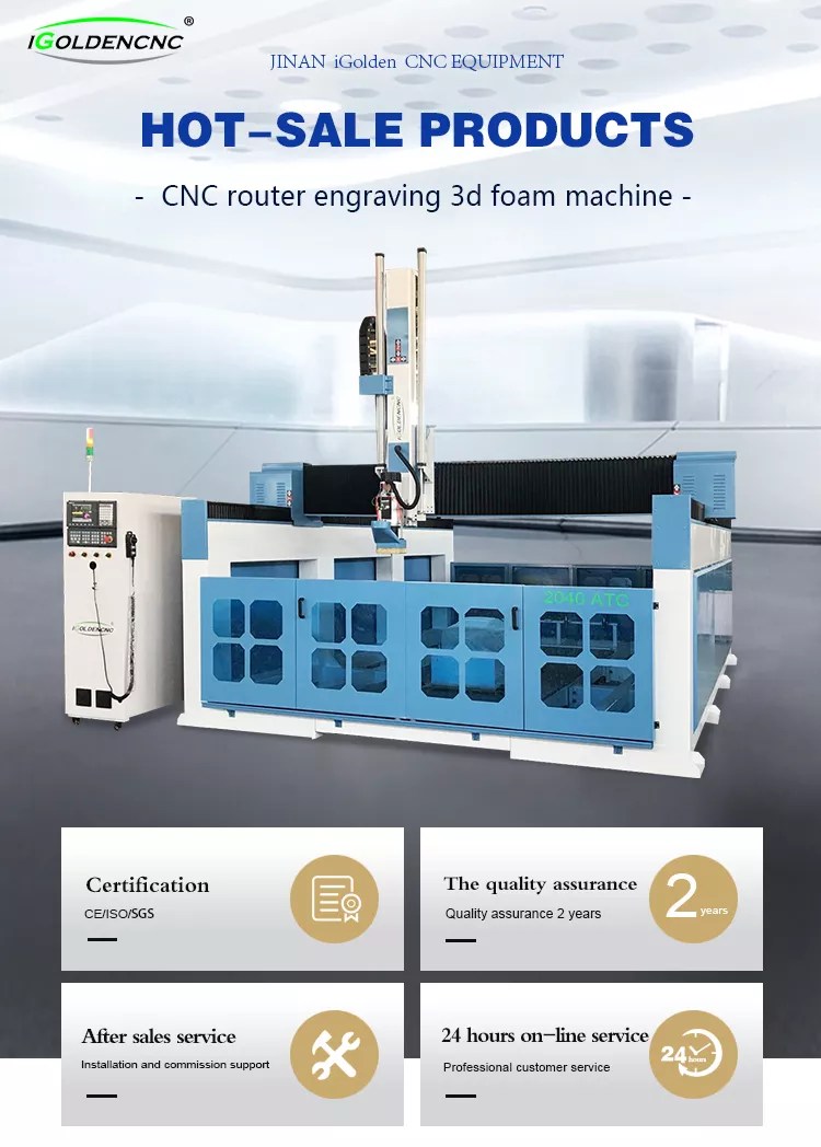 Discount Eps Foam Machine Carving Machine iGolden CNC