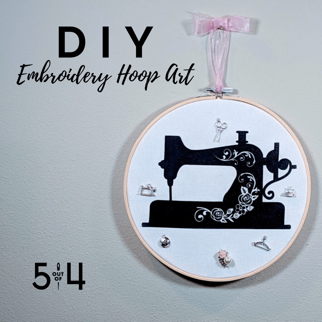 DIY Embroidery Hoop Art 5 out of 4 Patterns