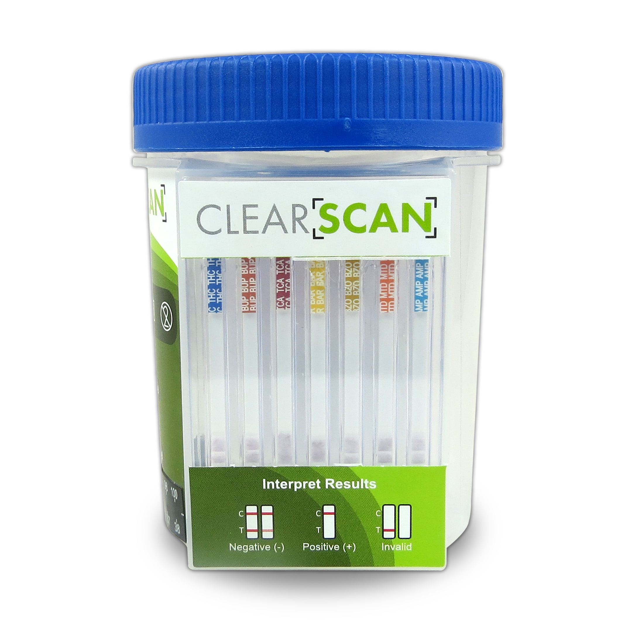 5 Panel Clear Scan Drug Test Cup
