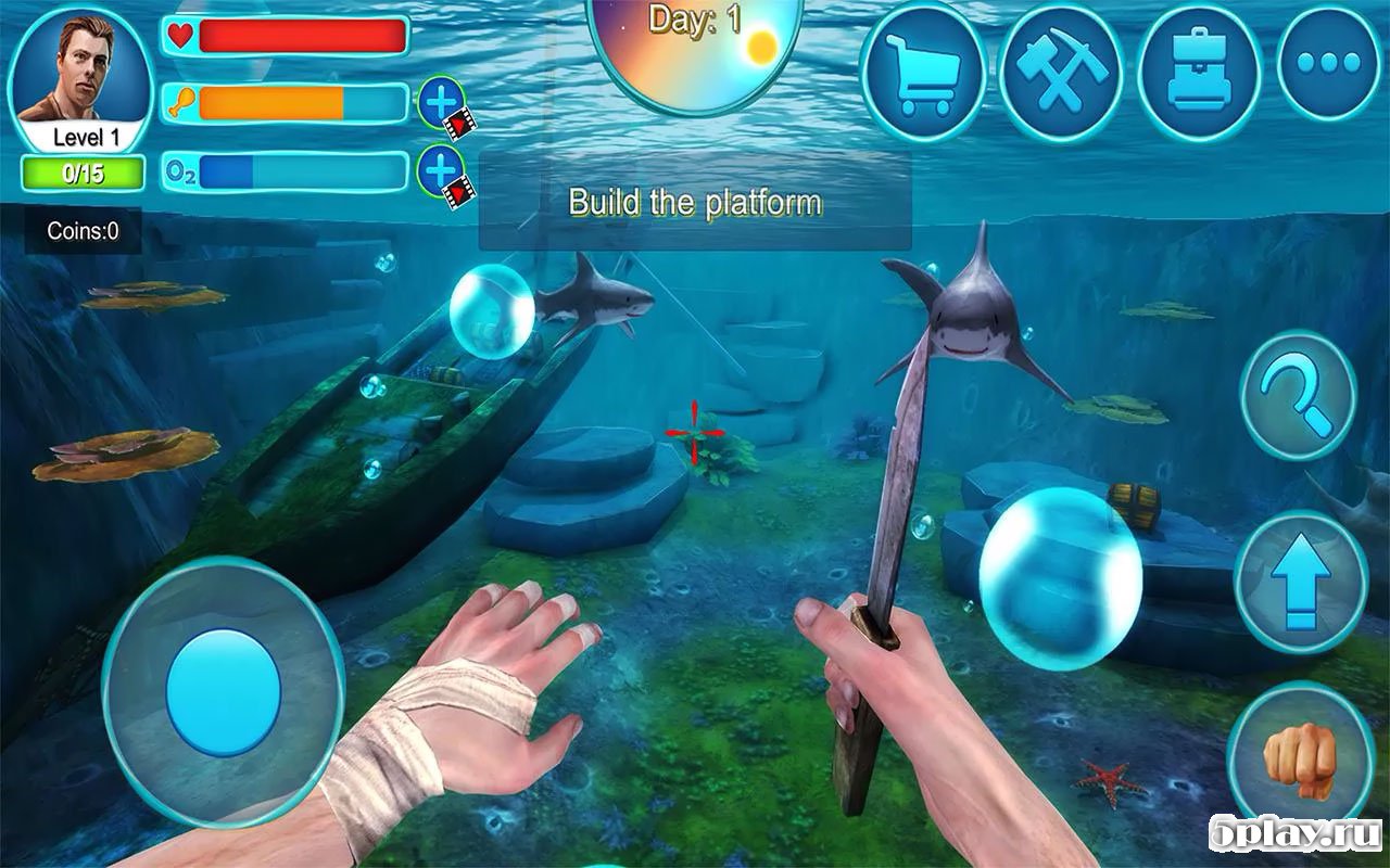 Download Ocean Survival 3D 2 v2.8 APK (MOD money) for android