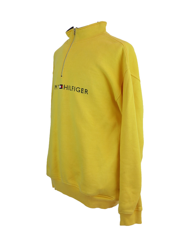 Vintage Tommy Hilfiger Yellow Half Zip 