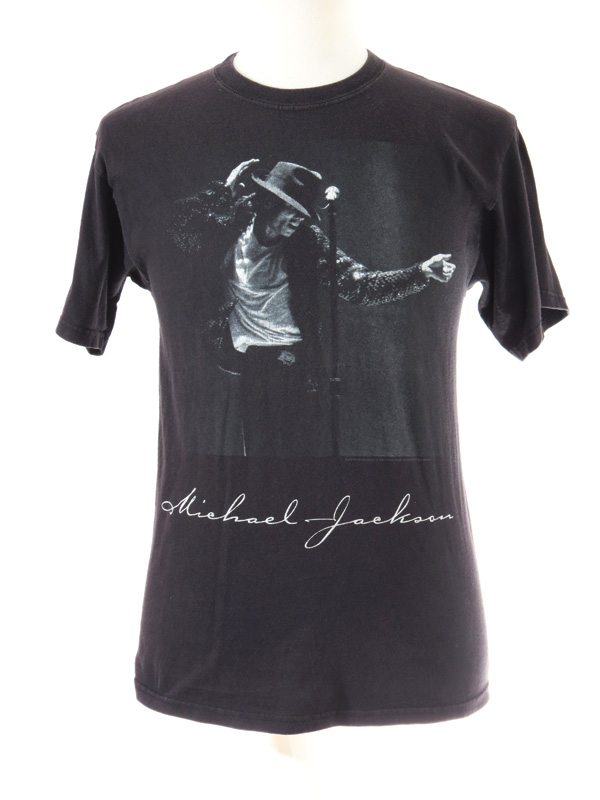 2009 Michael Jackson Black Print T-Shirt - 5 Star Vintage