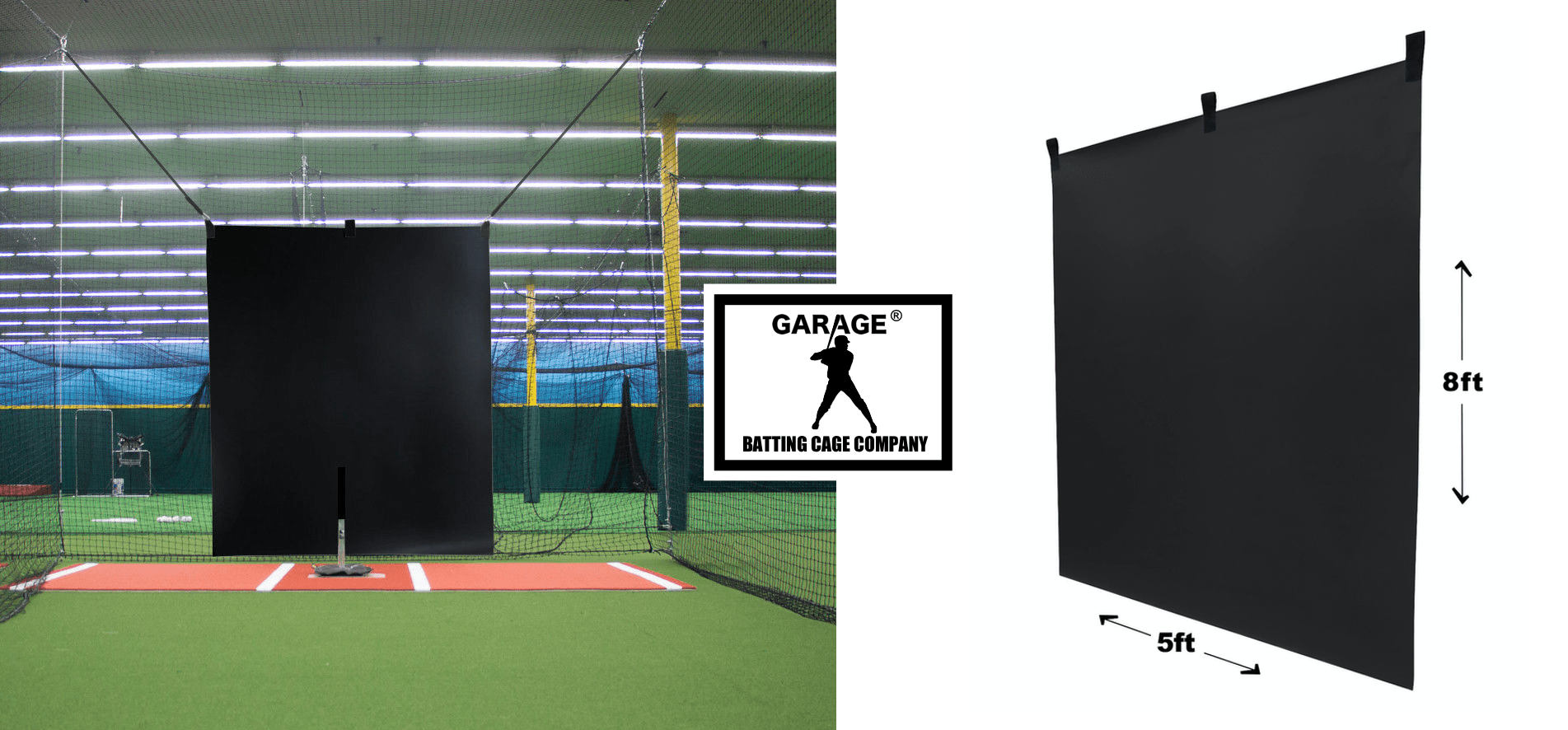 GBCC Backstops 5 x 6 Baseball Batting Cage Backstop