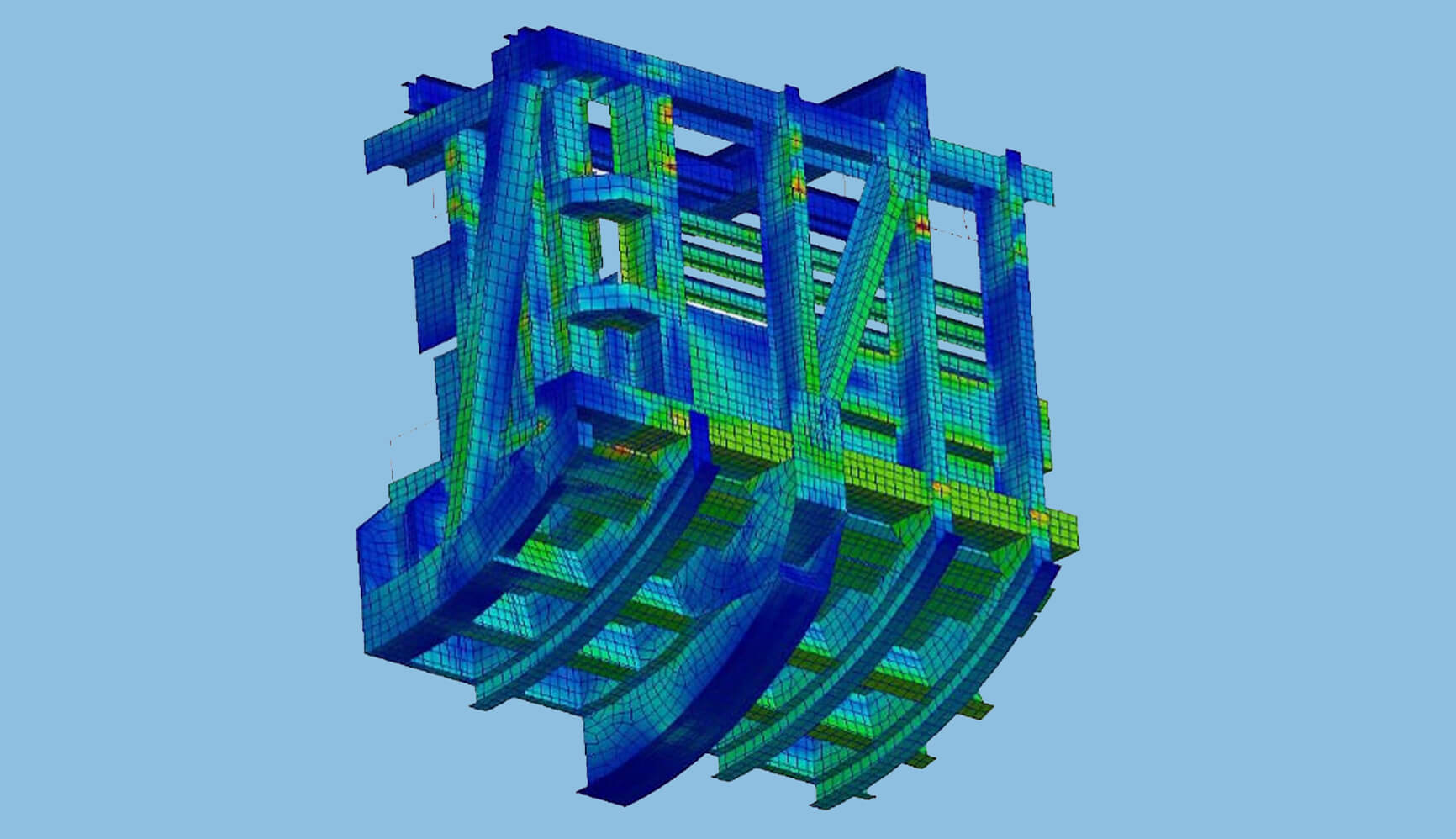 Simulation FEA éléments finis Groupe 6NAPSE