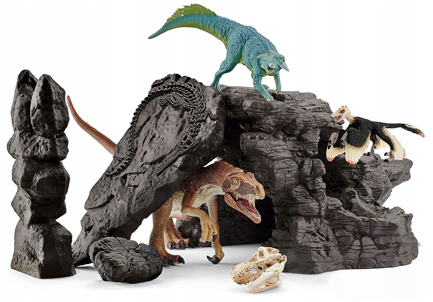 Schleich 41461 Zestaw Dinozaury + Jaskinia 7599458610