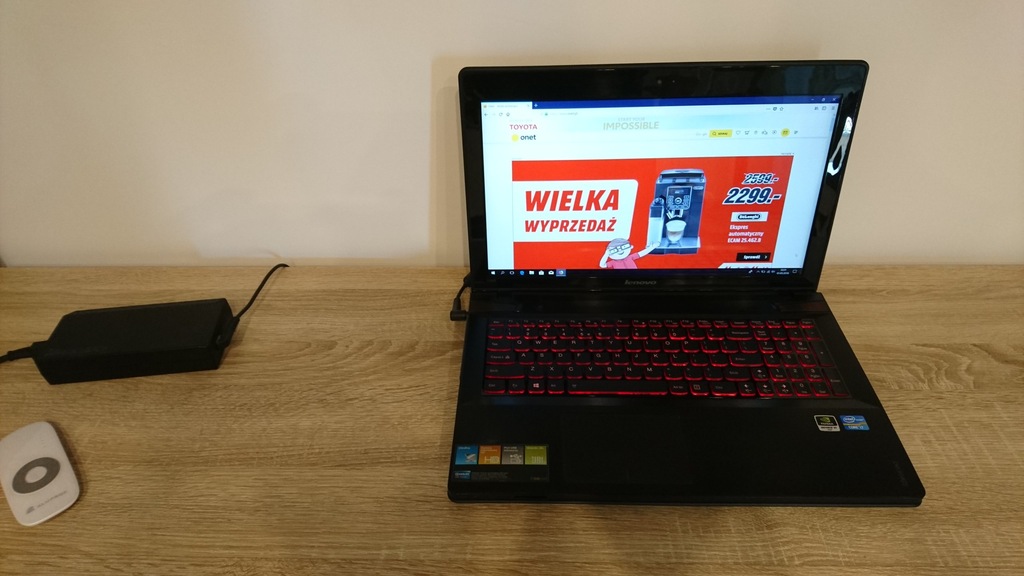 Używany Laptop Lenovo Y500 plus zasilacz. 7290234662 oficjalne