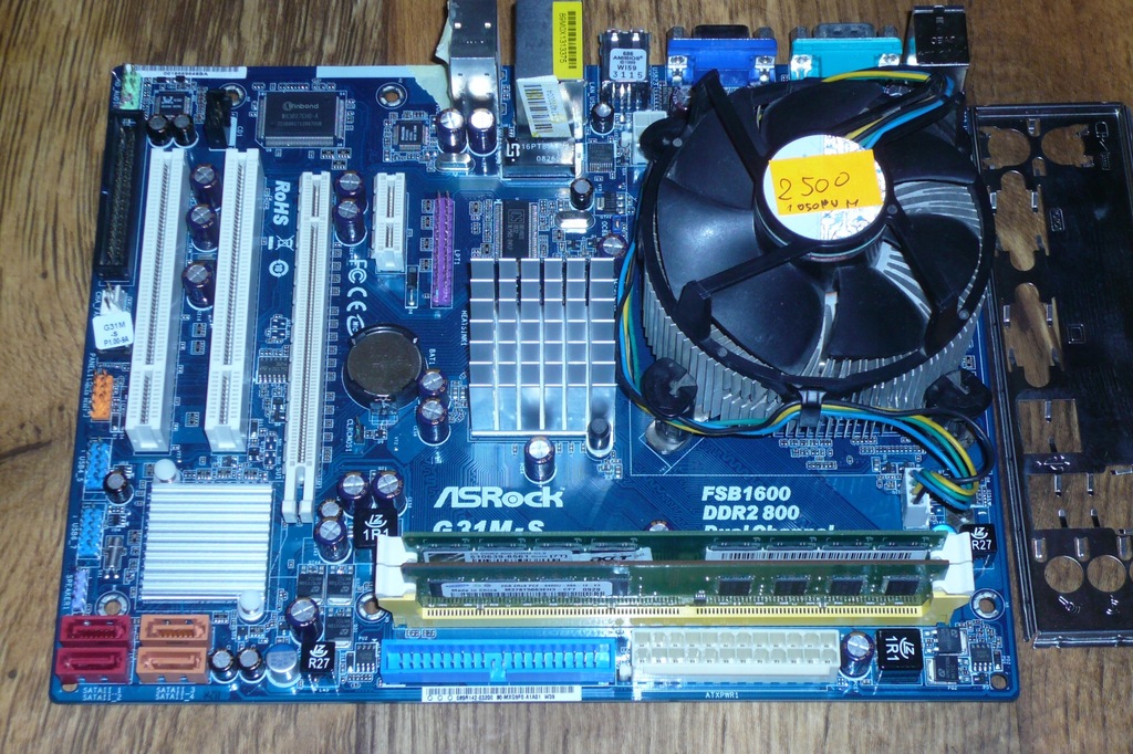 ASROCK G31MS + XEON X5460 + 4 GB RAM 7567867158 oficjalne archiwum