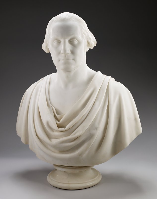Bust of Washington, Hiram Powers Mia