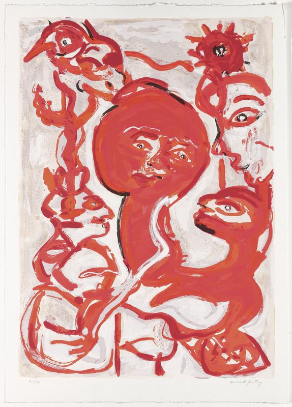 La Rose (The Rose), Herbert Gentry; Printer Atelje Arte, Malmo, Sweden