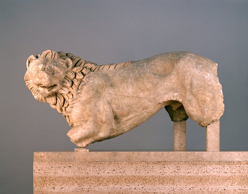 Crouching Lion, Ancient Greek Mia