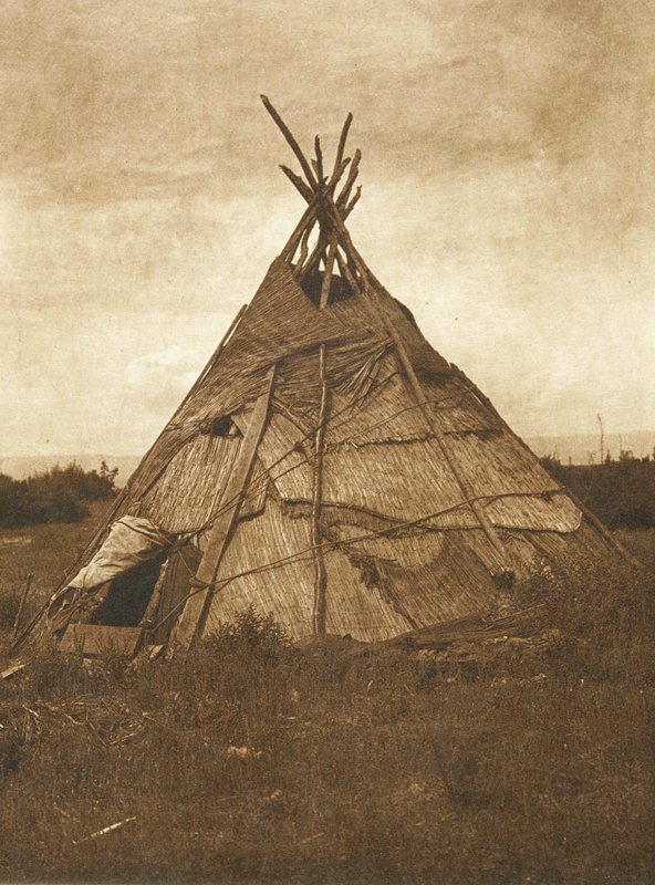 Mat Lodge, Yakima, Edward S. Curtis Mia