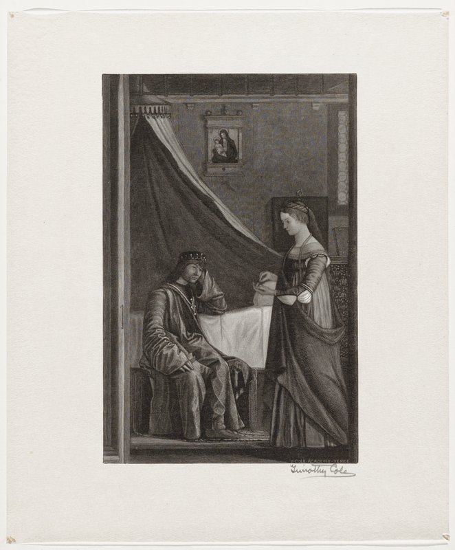 Legend of Saint Ursula, Timothy Cole; Artist after Vittore Carpaccio Mia