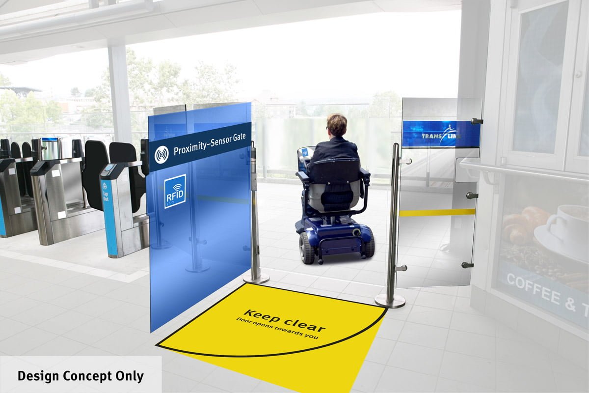 This Is What Translink’s New Disabled Gates Look Like 604 Now