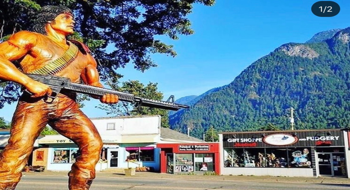 This B.C. Town Just Erected A Statue Dedicated To Rambo
