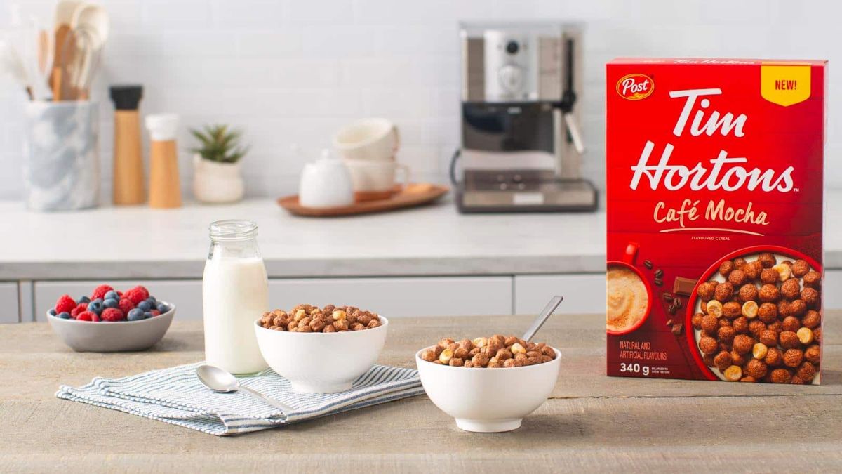 Tim Hortons Launches New Coffee Flavoured Cereal