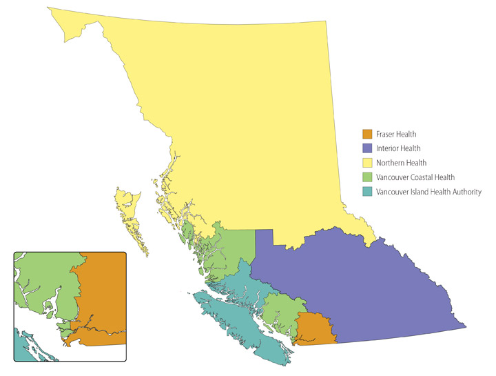 Use This Health Authority Map To Understand The BC Region You Live In