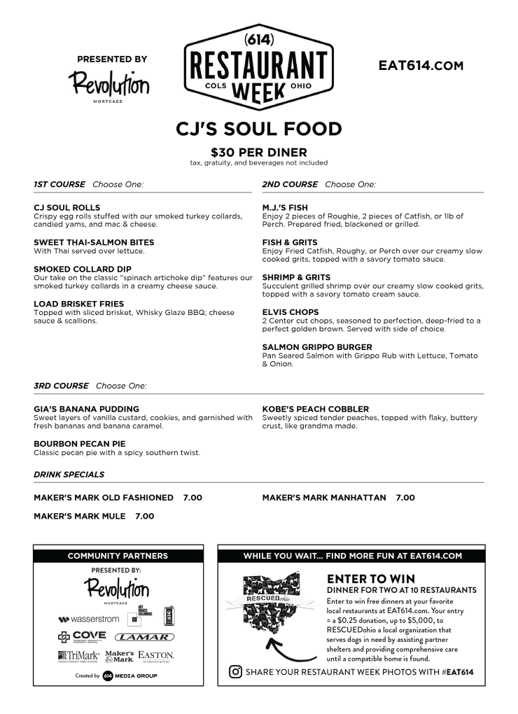 CJ’s Soul Food 614NOW