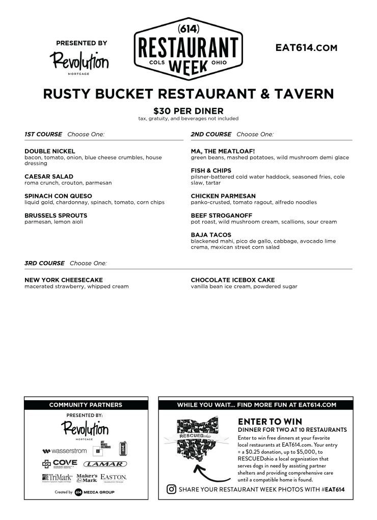 Rusty Bucket 614NOW