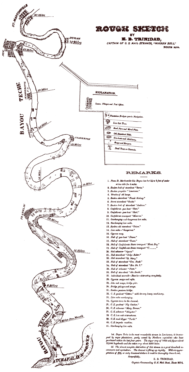The Corps Takes the Teche 64 Parishes